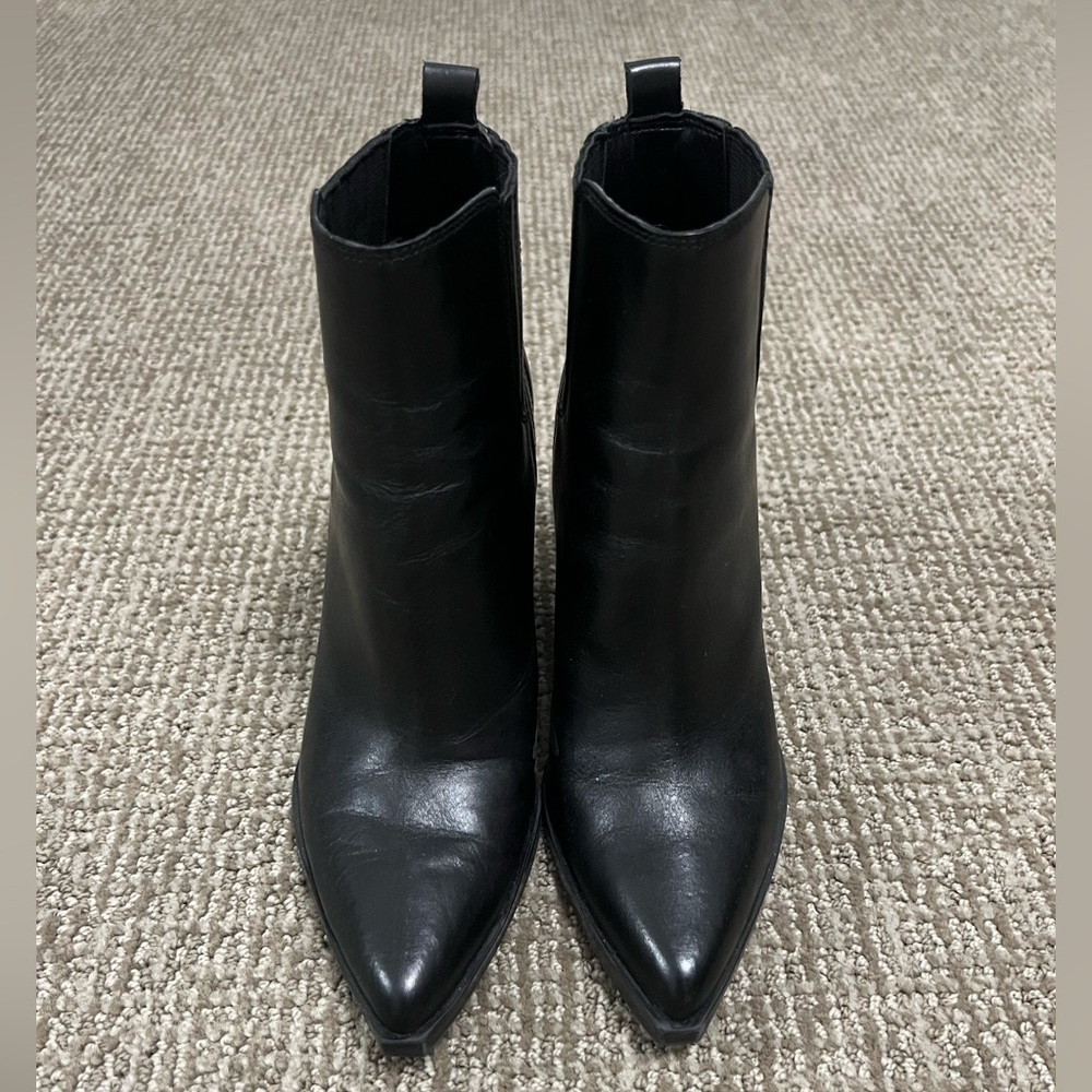 Marc Fisher Black Heeled Boots